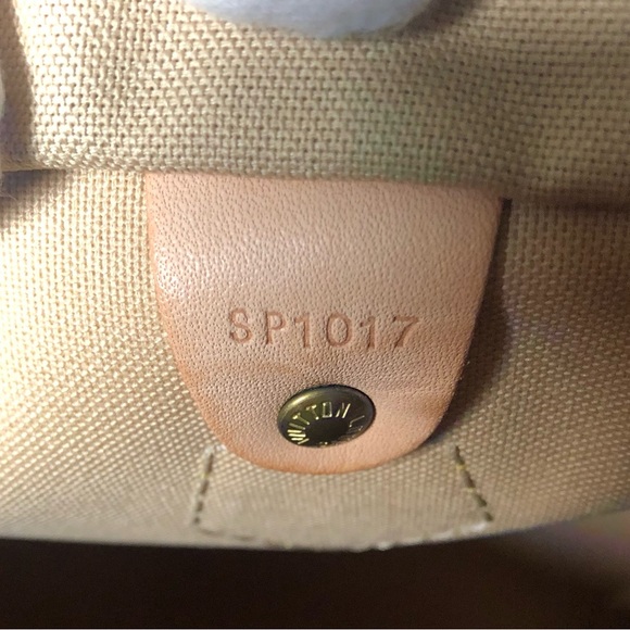 Louis Vuitton Damier Azur Speedy 25,Dust Bag,Lock/Key,COA;Date Code(SP1017) - Picture 4 of 17